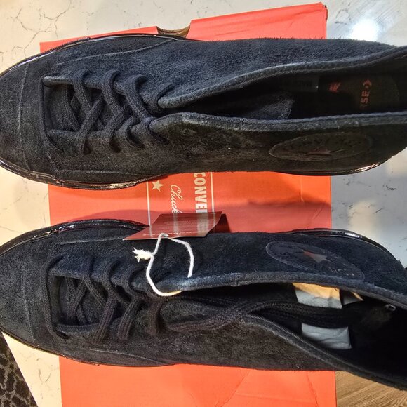 CONVERSE MENS'S CHUCK 70 MID CHUKKA NATIONAL SUEDE BLACK A16370C SIZE US 10 NEW - Picture 9 of 16